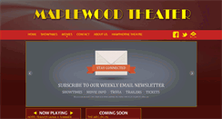 Desktop Screenshot of maplewoodtheater.com