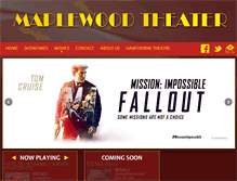 Tablet Screenshot of maplewoodtheater.com